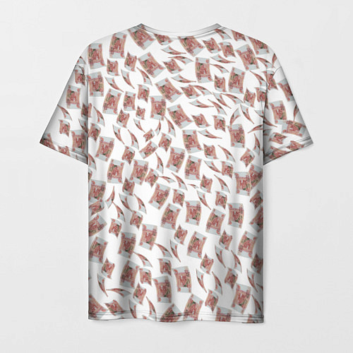 Мужская футболка Деньги рубли / 3D-принт – фото 2