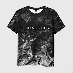 Футболка мужская Leicester City black graphite, цвет: 3D-принт