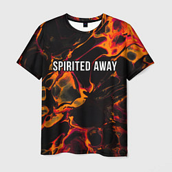 Футболка мужская Spirited Away red lava, цвет: 3D-принт