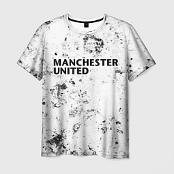 Футболка мужская Manchester United dirty ice, цвет: 3D-принт