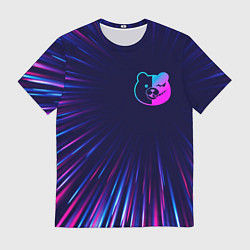 Футболка мужская Danganronpa neon blast lines, цвет: 3D-принт