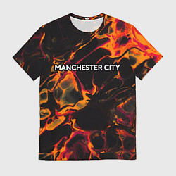 Футболка мужская Manchester City red lava, цвет: 3D-принт