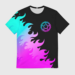 Мужская футболка Black Butler неоновый огонь