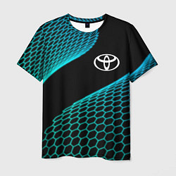 Футболка мужская Toyota electro hexagon, цвет: 3D-принт