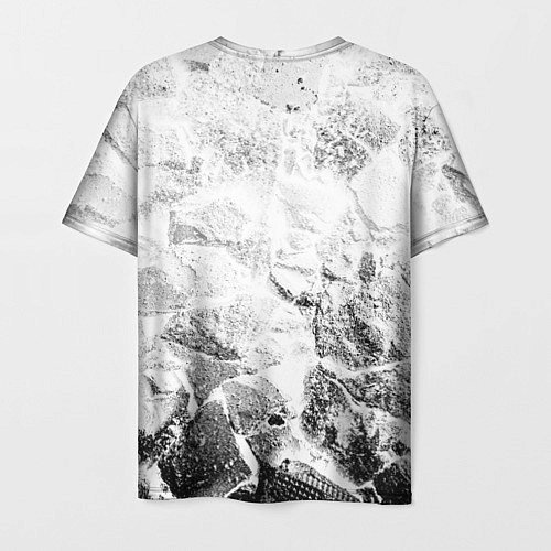 Мужская футболка SsangYong white graphite / 3D-принт – фото 2