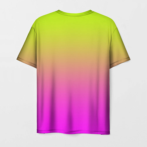 Мужская футболка Градиент яркий / 3D-принт – фото 2