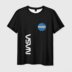 Футболка мужская NASA logo usa space, цвет: 3D-принт