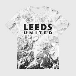Футболка мужская Leeds United white graphite, цвет: 3D-принт