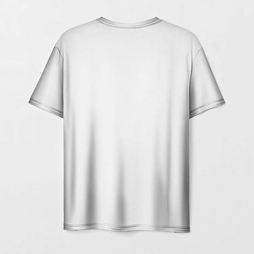 Мужская футболка Котик в халате / 3D-принт – фото 2