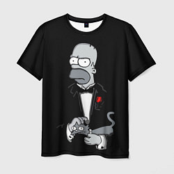 Футболка мужская Homer - the godfather, цвет: 3D-принт