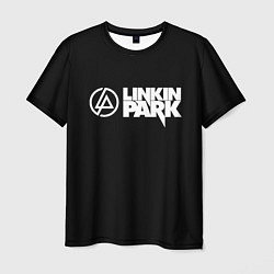 Футболка мужская Linkin park logo rock music, цвет: 3D-принт