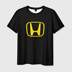 Футболка мужская Honda yellow, цвет: 3D-принт