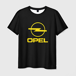 Футболка мужская Opel yellow, цвет: 3D-принт