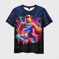 Футболка мужская Roblox баскетболист, цвет: 3D-принт