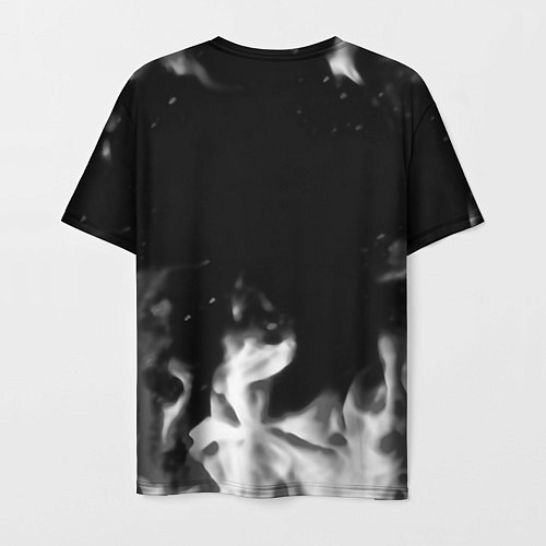 Мужская футболка Diablo fire black / 3D-принт – фото 2