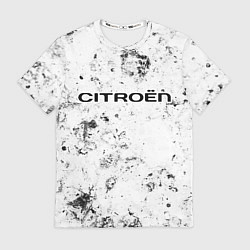 Футболка мужская Citroen dirty ice, цвет: 3D-принт