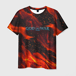 Футболка мужская God of war fire steel, цвет: 3D-принт