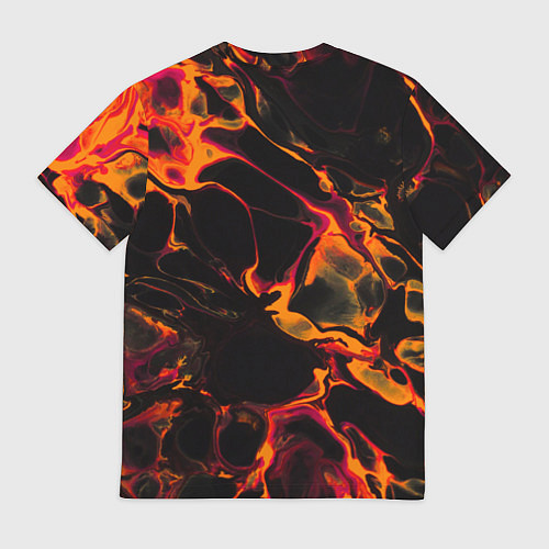 Мужская футболка Horizon red lava / 3D-принт – фото 2