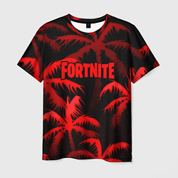 Футболка мужская Fortnite tropic red, цвет: 3D-принт