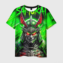 Футболка мужская Samurai green, цвет: 3D-принт