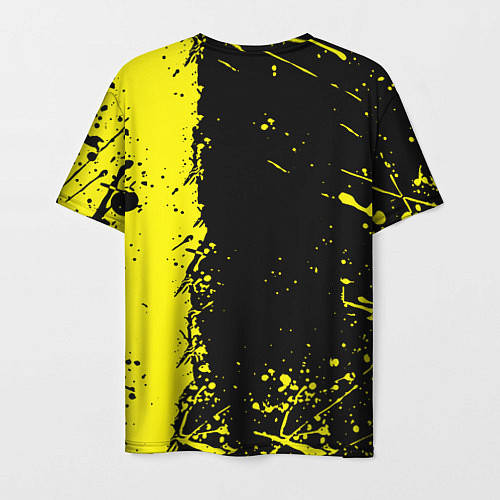 Мужская футболка Borussia fc краски / 3D-принт – фото 2
