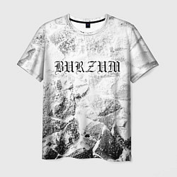 Футболка мужская Burzum white graphite, цвет: 3D-принт