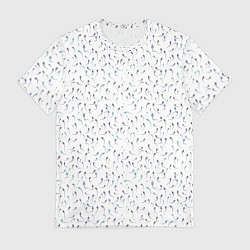 Мужская футболка Сперматозоиды разноцветные паттерн