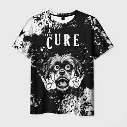 Футболка мужская The Cure рок пес, цвет: 3D-принт