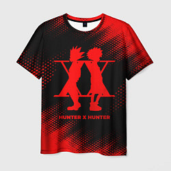 Футболка мужская Hunter x Hunter - red gradient, цвет: 3D-принт