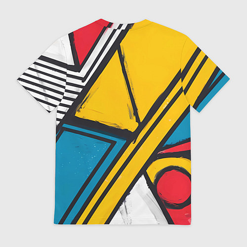 Мужская футболка Загаражное граффити / 3D-принт – фото 2