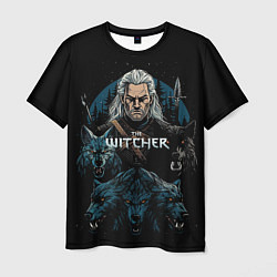 Футболка мужская The Witcher and wolfs, цвет: 3D-принт