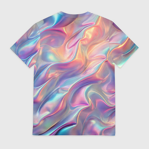 Мужская футболка Перламутровый голографический градиент / 3D-принт – фото 2