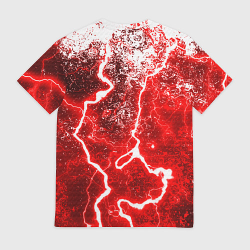 Мужская футболка Dead by daylight молнии в красках / 3D-принт – фото 2
