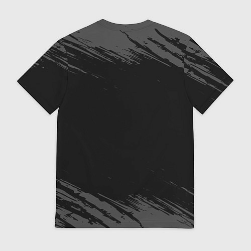 Мужская футболка Deadlock glitch на темном фоне / 3D-принт – фото 2