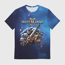 Футболка мужская Captain Titus Warhammer 40000 space marine 2, цвет: 3D-принт