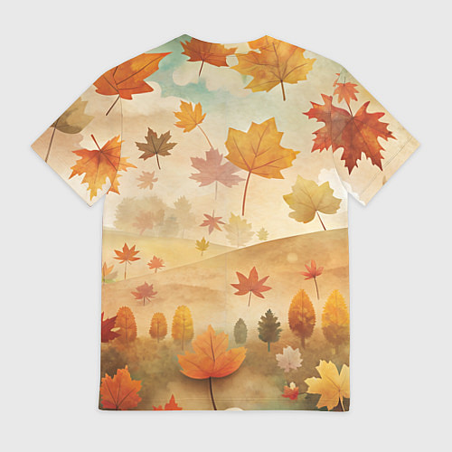 Мужская футболка Кошечка школьница / 3D-принт – фото 2