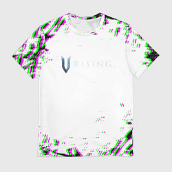 Футболка мужская Vrising глитч краски, цвет: 3D-принт