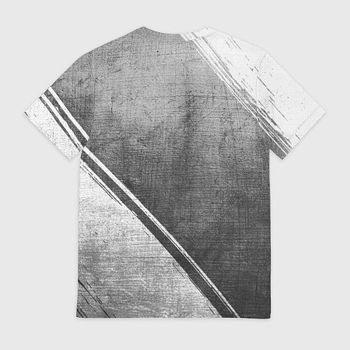 Мужская футболка Roma - grey gradient вертикально / 3D-принт – фото 2