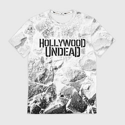 Футболка мужская Hollywood Undead white graphite, цвет: 3D-принт