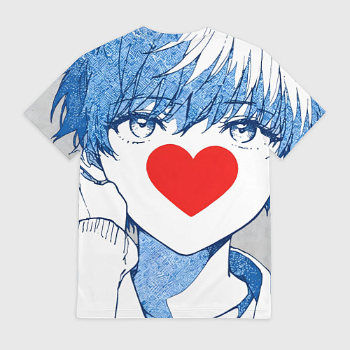 Мужская футболка Манга a boy love / 3D-принт – фото 2