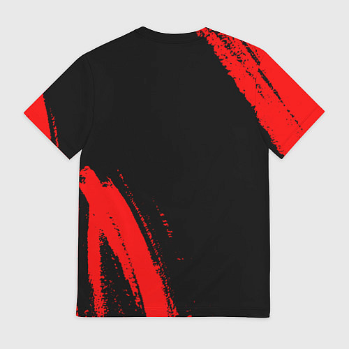 Мужская футболка Geely - red gradient вертикально / 3D-принт – фото 2