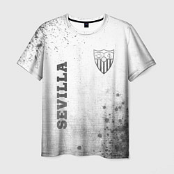 Мужская футболка Sevilla - white gradient вертикально