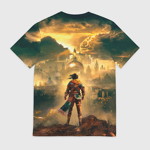 Мужская футболка Герой Greedfall 2 the dying world / 3D-принт – фото 2