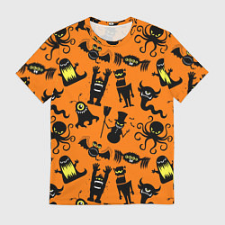 Мужская футболка Монстры хэллоуина