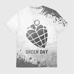 Футболка мужская Green Day - white gradient, цвет: 3D-принт