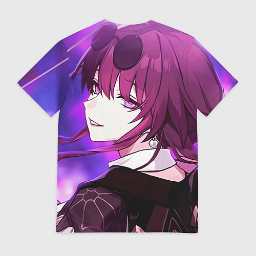 Мужская футболка Honkai Star Rail Kafka violet light / 3D-принт – фото 2