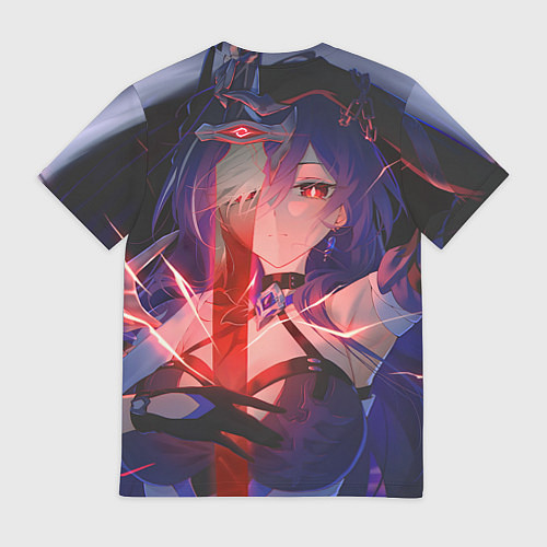 Мужская футболка Honkai Star Rail Black Swan beauty / 3D-принт – фото 2