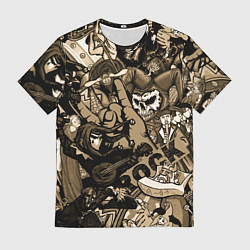 Мужская футболка Король и шут средневековья играют рок