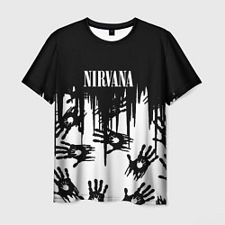 Футболка мужская Nirvana rok hand, цвет: 3D-принт