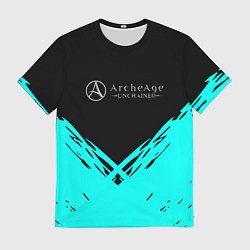 Футболка мужская ArcheAge краски, цвет: 3D-принт